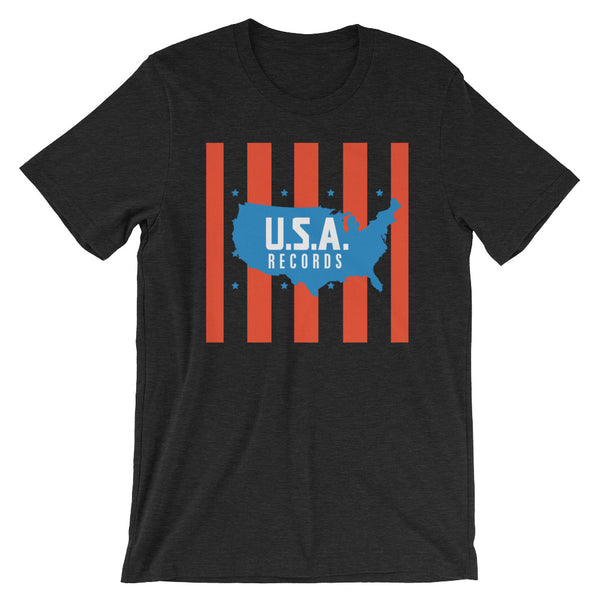 USA Records Short-Sleeve Unisex T-Shirt