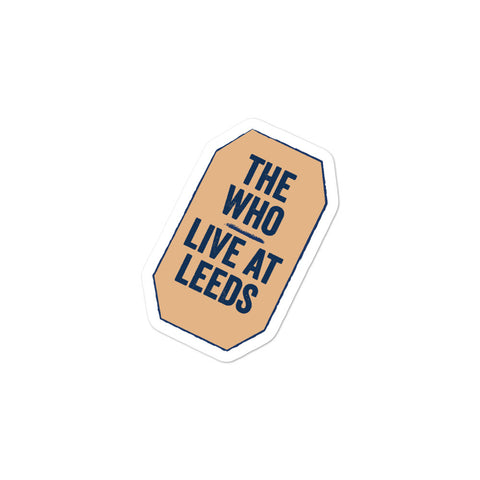 Live At Leeds Bubble-free stickers