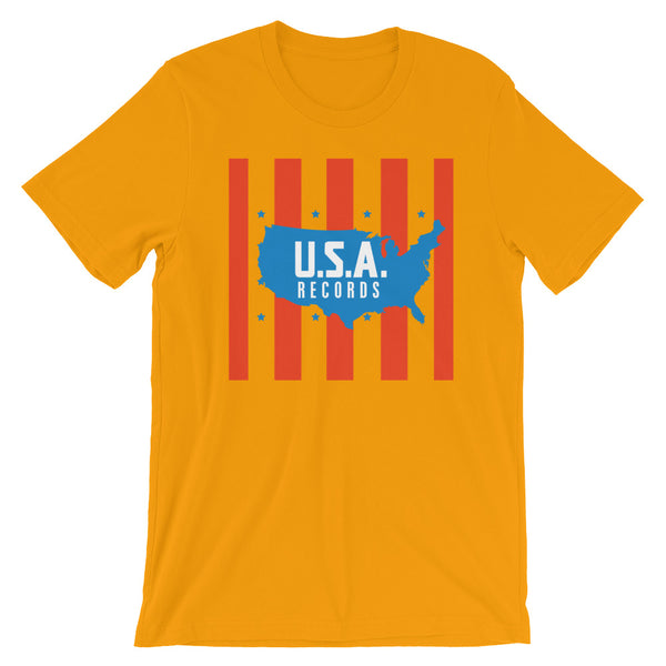 USA Records Short-Sleeve Unisex T-Shirt