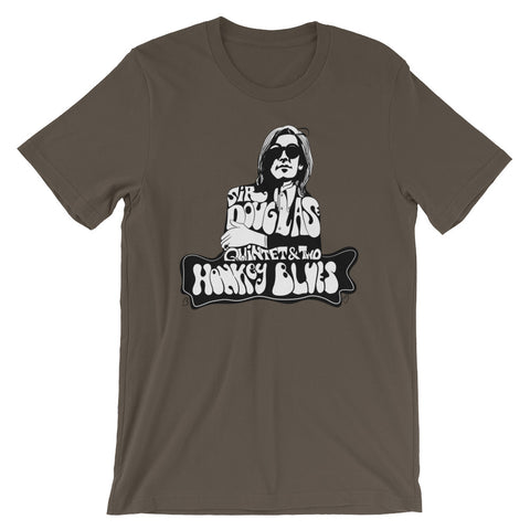Sir Douglas Quintet + 2 + Honkey Blues Short-Sleeve Unisex T-Shirt